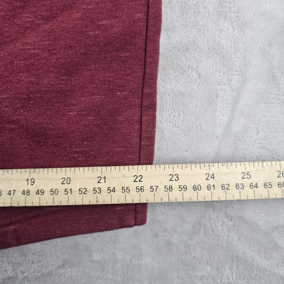 Adidas Mens Pullover Hoodie Pocket Long Sleeve Drawstring Sz Lg Maroon - Picture 8 of 8